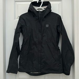 MEC black size medium rain shell jacket